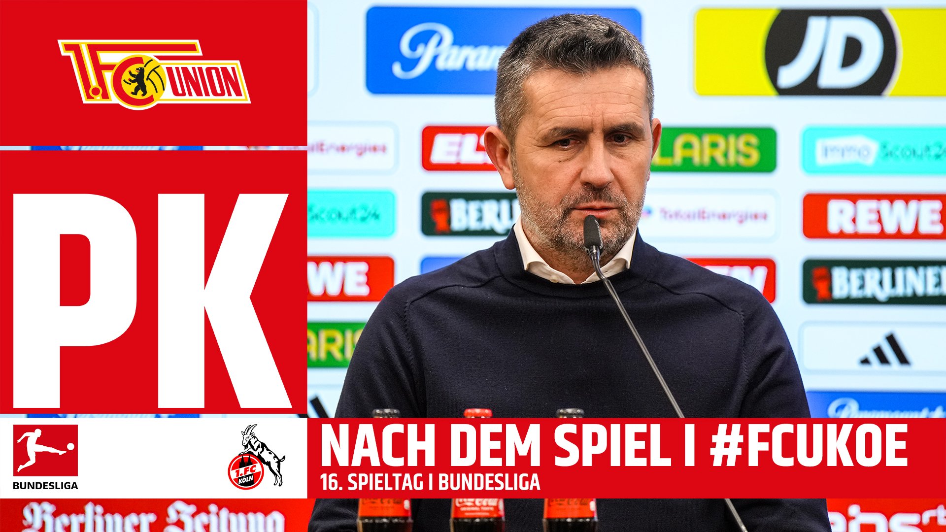 AFTV - Pressekonferenz Nach Dem Spiel | 1. FC Union Berlin - 1. FC Köln